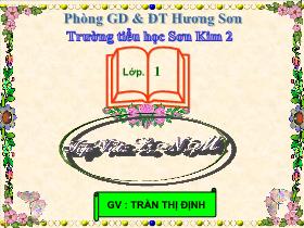 Bài giảng Tập viết Lớp 1 - Bài: Tô chữ hoa: L, M, N - Trần Thị Định