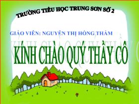 Bài giảng Toán Lớp 1 - Bài: Các số có hai chữ số - Nguyễn Thị Hồng Thắm