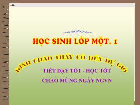 Bài giảng Toán Lớp 1 - Bài: Phép trừ trong phạm vi 7