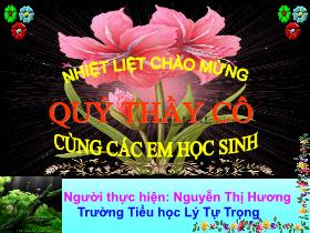 Bài giảng Toán Lớp 1 - Bài: Vẽ đoạn thẳng có độ dài cho trước - Nguyễn Thị Hương