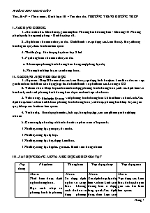 Giáo án Hình học Lớp 10 - Chương 3, Bài 1: Phương trình đường tròn - Trường THPT Phong Điền