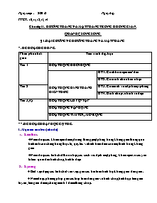 Giáo án Hình học Lớp 11 - Chương 2, Bài 1: Đại cương về đường thẳng và mặt phẳng