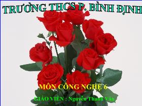 Bài giảng Công nghệ Lớp 6 - Bài 26: Chi tiêu trong gia đình - Nguyễn Thanh Vân