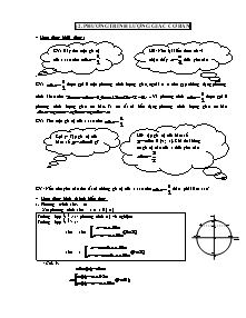 Giáo án Đại số và Giải tích Lớp 11 - Chương 1: Hàm số lượng giác và phương trình lượng giác - Bài 2: Phương trình lượng giác cơ bản