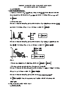 Tài liệu dạy thêm Đại số Lớp 12 - Chương III: Nguyên hàm – Tích phân và ứng dụng - Bài 3: Ứng dụng của tích phân