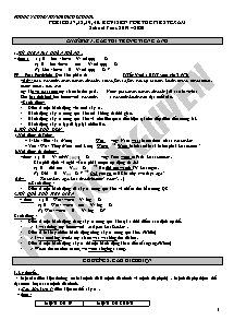 Đề cương ôn tập học kì 1 môn Tiếng Anh Lớp 9 - Năm học 2019-2020 - Trường THCS Phước Nguyên