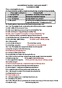 Đề cương ôn tập học kì I môn Lịch sử Lớp 7 - Năm học 2019-2020 - Trường THCS Phan Chu Trinh