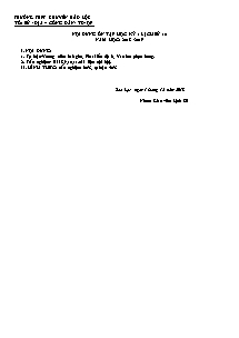 Đề cương ôn tập học kỳ I môn Lịch sử Lớp 10 - Năm học 2018-2019 - Trường THPT Chu Văn An