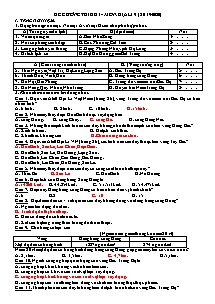 Đề cương thi học kì I môn Địa lí Lớp 9 - Năm học 2019-2020 - Trường THCS Phan Chu Trinh