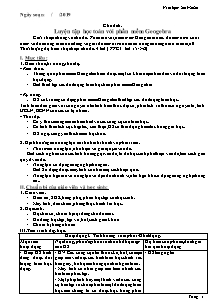 Giáo án Tin học Lớp 6 - Chủ đề 6: Luyện tập học toán với phần mềm Geogebra - Năm học 2019-2020