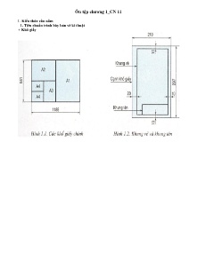 Ôn tập Công nghệ 11 - Chương 1
