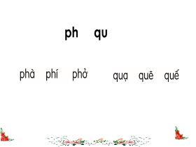 Bài giảng Tiếng Việt 1 - Bài 27: V, x - Trần Thị Tú Uyên