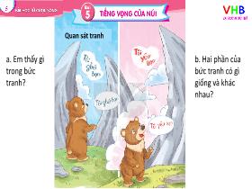 Bài giảng Tiếng Việt 1 - Bài 5: Tiếng vọng của núi - Trần Thị Tú Uyên