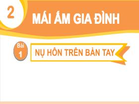 Bài giảng Tiếng Việt 1 - Chủ đề 2: Mái ấm gia đình - Bài 1: Nụ hôn trên bàn tay - Trần Thị Tú Uyên