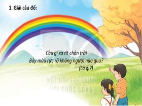 Bài giảng Tiếng Việt 1 (Kết nối tri thức) - Bài: Bảy sắc cầu vồng - Trần Thị Tú Uyên