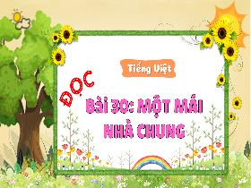 Bài giảng Tiếng Việt 3 - Bài 30: Một mái nhà chung - Lường Thị Nghĩa