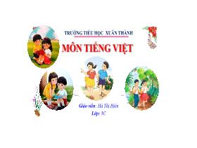Bài giảng Tiếng Việt 3 - Bài 5: Nhật kí tập bơi (Tiết 1) - Năm học 2022-2023 - Hà Thị Hiên