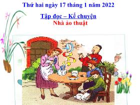 Bài giảng Tiếng Việt 3 (Tập đọc) - Bài: Nhà ảo thuật - Năm học 2021-2022 - Lường Thị Nghĩa