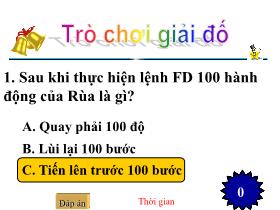 Bài giảng Tin học 5 - Bài 6: Thay đổi màu vẽ và nét vẽ bằng câu lệnh - Trần Thị Long