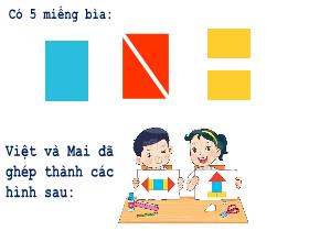 Bài giảng Toán 1 - Bài 8: Thực hành lắp ghép sắp xếp - Trần Thị Tú Uyên