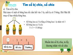 Bài giảng Toán 3 - Bài 13: Tìm số bị chia, số chia - Lường Thị Nghĩa