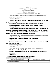 Kế hoạch bài dạy Âm nhạc 1+4 + Hoạt động trải nghiệm 5 - Tuần 21 - Năm học 2024-2025 - Nguyễn Thị Ngọc Anh