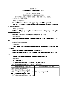 Kế hoạch bài dạy Âm nhạc 1+4 + Hoạt động trải nghiệm 5 - Tuần 28 - Năm học 2022-2023 - Nguyễn Thị Ngọc Anh
