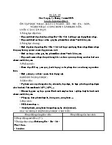 Kế hoạch bài dạy Âm nhạc 1+4 + Hoạt động trải nghiệm 5 - Tuần 29 - Năm học 2024-2025 - Nguyễn Thị Ngọc Anh