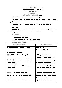 Kế hoạch bài dạy Đạo đức Lớp 4 - Tuần 10 - Năm học 2022-2023 - Trần Thị Hạnh