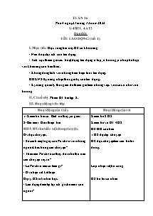 Kế hoạch bài dạy Đạo đức Lớp 4 - Tuần 16 - Năm học 2022-2023 - Trần Thị Hạnh