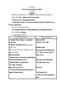 Kế hoạch bài dạy Đạo đức Lớp 4 - Tuần 26 - Năm học 2022-2023 - Trần Thị Hạnh