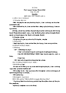 Kế hoạch bài dạy Đạo đức Lớp 4 - Tuần 6 - Năm học 2022-2023 - Trần Thị Hạnh