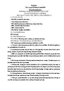 Kế hoạch bài dạy Lớp 4 - Năm học 2024-2025