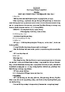 Kế hoạch bài dạy Lớp 4 - Tuần 30 - Năm học 2017-2018 - Trần Thị Hạnh