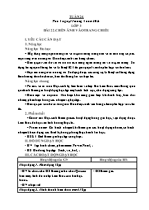 Kế hoạch bài dạy Tin học Tiểu học - Tuần 26 - Năm học 2024-2025 - Nguyễn Thị Ngọc Liễu