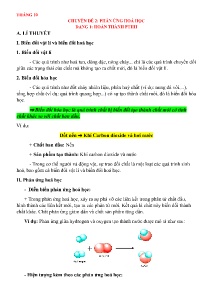 Đề cương bồi dưỡng HSG Hóa học 8 - Chuyên đề 2: Phản ứng hóa học