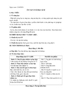 Đề cương ôn tập cuối học kì II GDCD 6 - Năm học 2023-2024