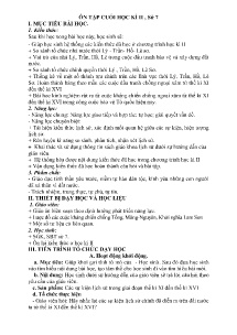 Đề cương ôn tập cuối học kì II Lịch sử 7