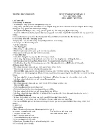 Đề cương ôn tập giữa học kì II Khoa học tự nhiên Lớp 7 (Kết nối tri thức) - Năm học 2023-2024 - Trường THCS Thái Sơn