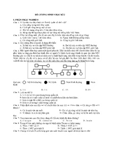 Đề cương ôn tập học kì II Sinh học 9