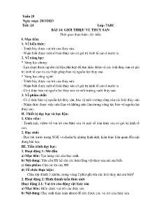 Giáo án Công nghệ 7 - Tiết 24, Bài 14: Giới thiệu về thủy sản - Năm học 2022-2023
