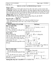 Giáo án Đại số 9 - Tuần 23, Tiết 43+44 - Năm học 2023-2024