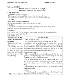 Giáo án dạy thêm Ngữ văn 9 - Buổi 1: Nghị luận xã hội. Nghị luận về 1 sự việc, hiện tượng đời sống - Năm học 2023-2024