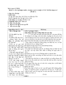 Giáo án dạy thêm Ngữ văn 9 - Buổi 1: Ôn tập đọc hiểu Nghị luận xã hội về tư tưởng đạo lí - Năm 2023-2024
