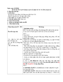 Giáo án dạy thêm Ngữ văn 9 - Buổi 14: Ôn tập nghị luận xã hội về tư tưởng đạo lí - Năm 2023-2024