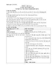 Giáo án dạy thêm Ngữ văn 9 - Buổi 2: Luyện tập nghị luận về 1 sự việc hiện tượng đời sống - Năm học 2023-2024