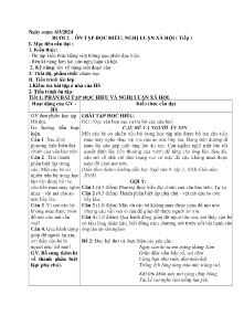 Giáo án dạy thêm Ngữ văn 9 - Buổi 2: Ôn tập đọc hiểu. Nghị luận xã hội - Năm 2023-2024