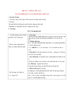 Giáo án dạy thêm Ngữ văn học kì II - Buổi 1-8