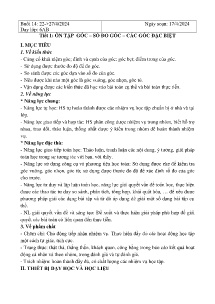 Giáo án dạy thêm Toán 6 - Buổi 14: Ôn tập góc. Số đo góc. Các góc đặc biệt - Năm học 2023-2024