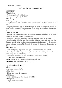 Giáo án dạy thêm Toán 6 - Buổi 15: Ôn tập tổng hợp học kì II - Năm học 2023-2024